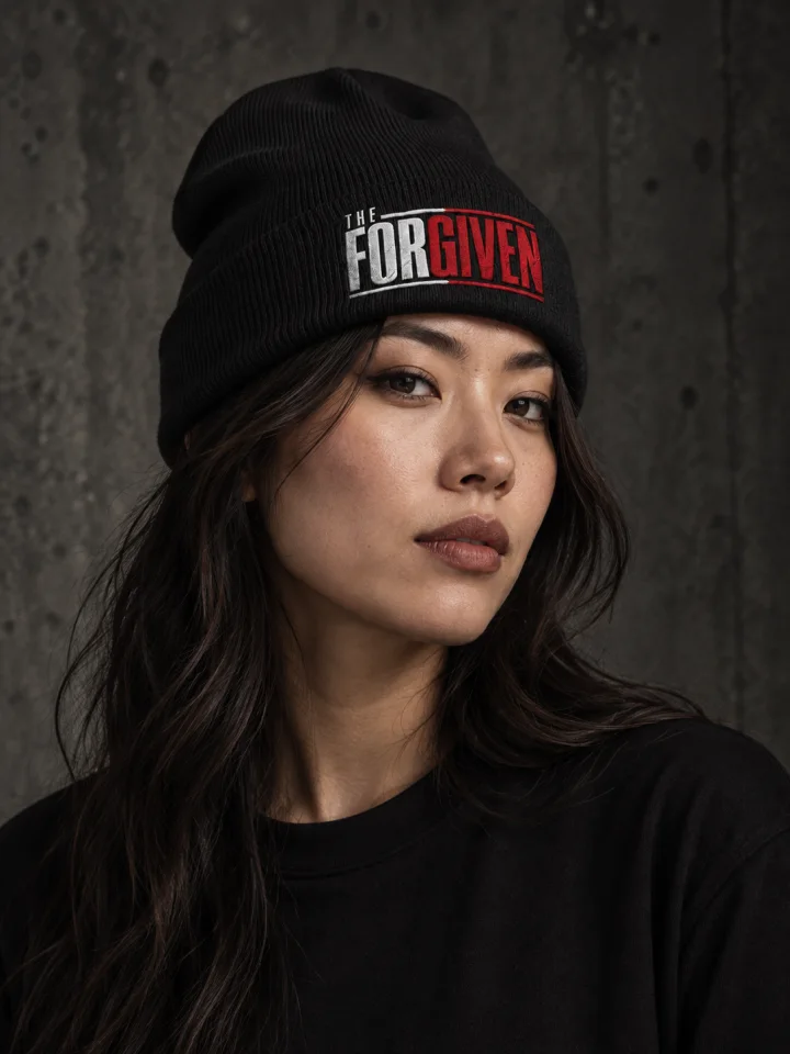 AI-generated model wearing The Forgiven - Otto Knit Beanie